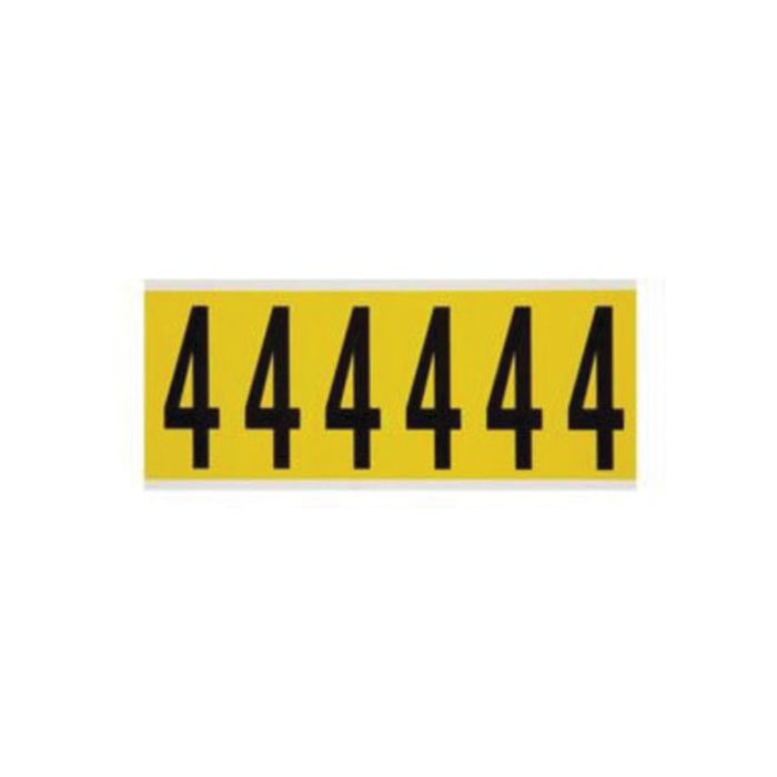 Repositionable Individual Number and Letter Labels