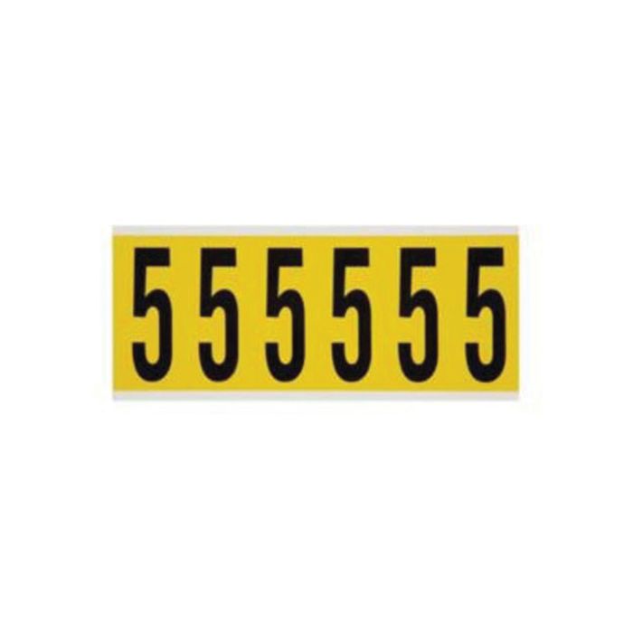 Repositionable Individual Number and Letter Labels