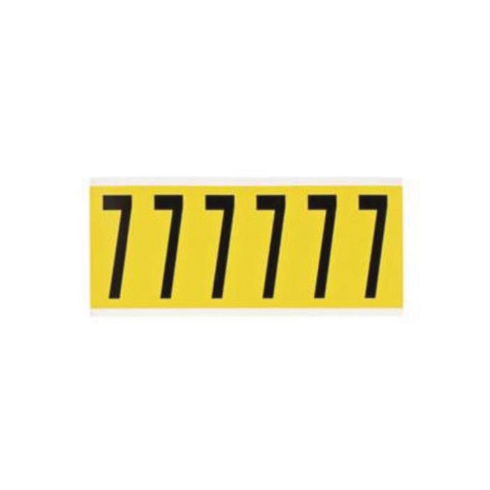 Repositionable Individual Number and Letter Label