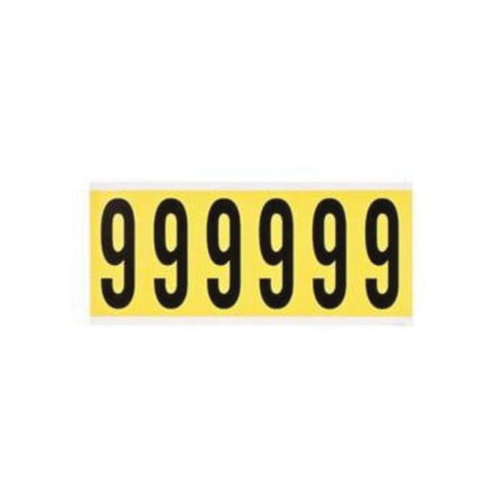Repositionable Individual Number and Letter Labels