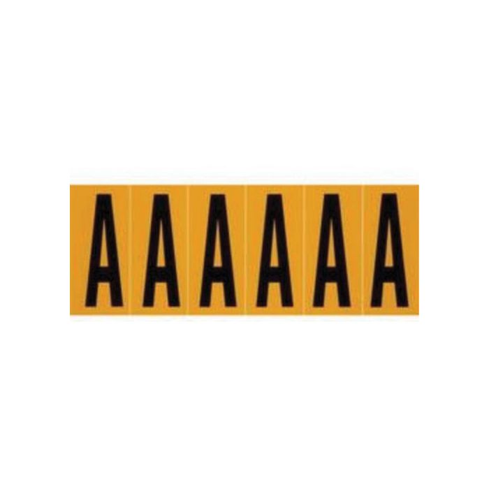 Repositionable Individual Number and Letter Labels