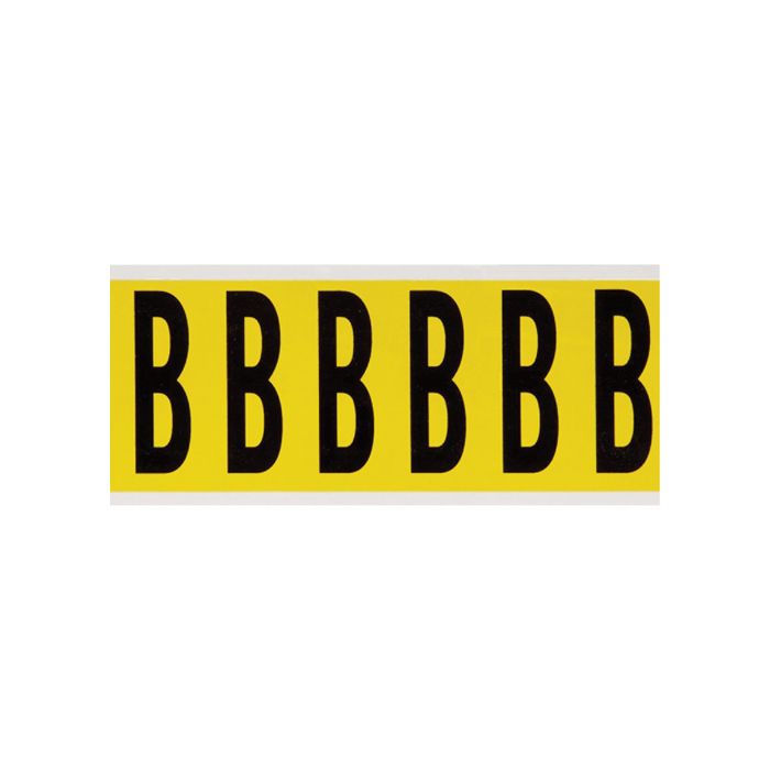 Repositionable Individual Number and Letter Labels