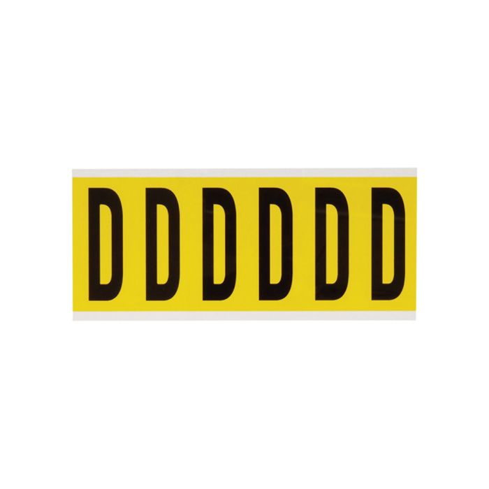 Repositionable Individual Number and Letter Labels