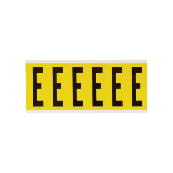 Repositionable Individual Number and Letter Labels