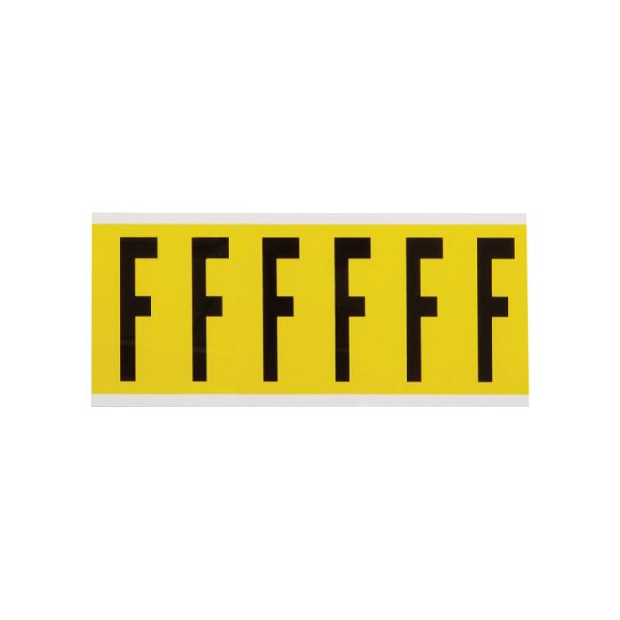 Repositionable Individual Number and Letter Labels