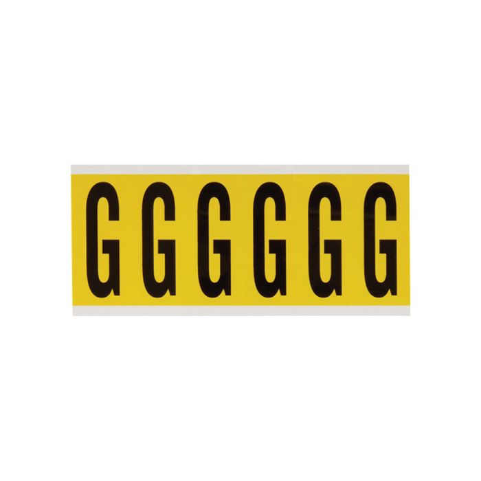 Repositionable Individual Number and Letter Labels