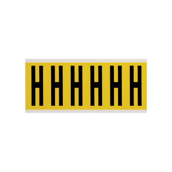 Repositionable Individual Number and Letter Labels