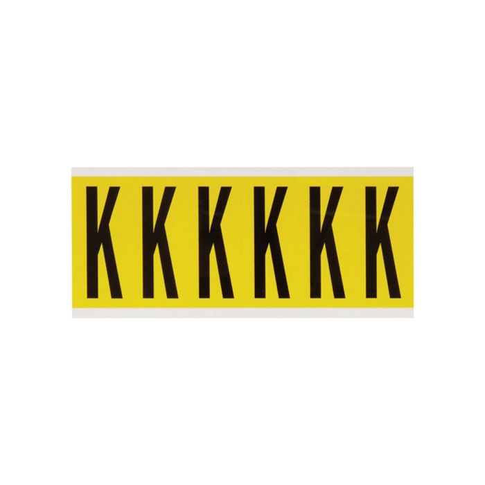 Repositionable Individual Number and Letter Labels