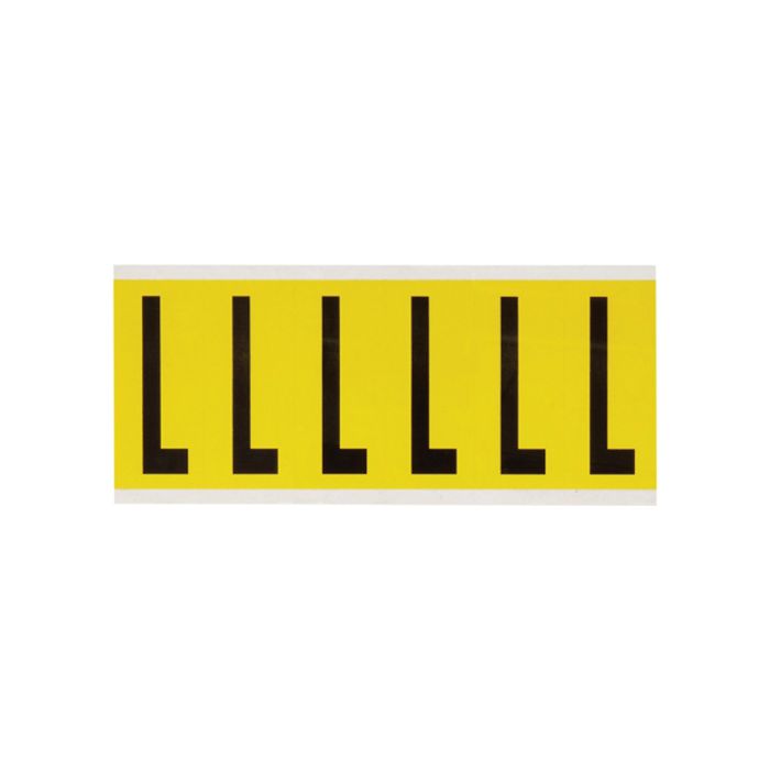 Repositionable Individual Number and Letter Labels