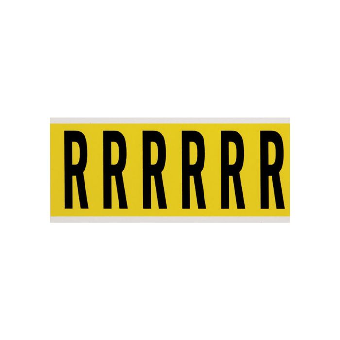 Repositionable Individual Number & Letter Labels