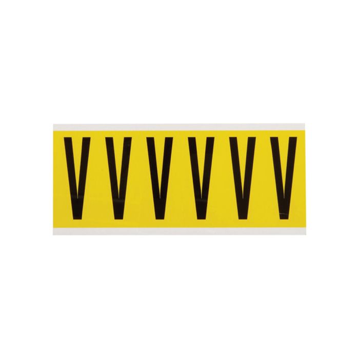 Repositionable Individual Number & Letter Labels
