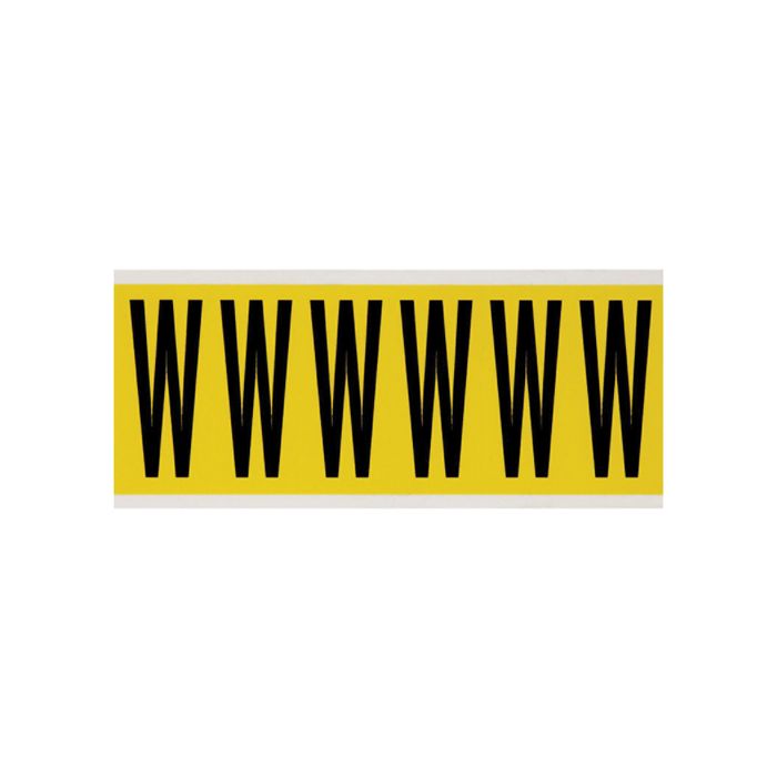 Repositionable Individual Number & Letter Labels