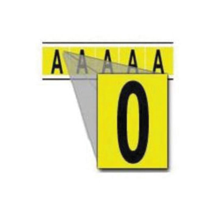 Repositionable Individual Number and Letter Labels