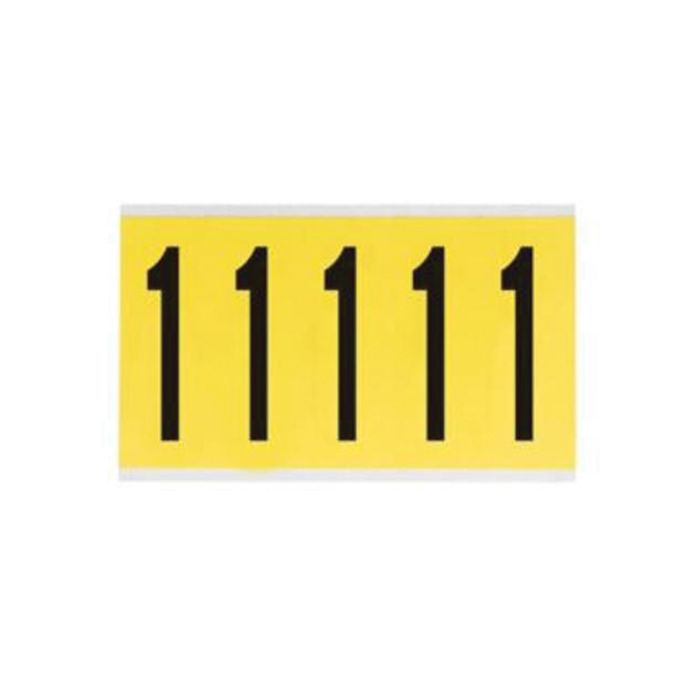Repositionable Individual Number and Letter Labels