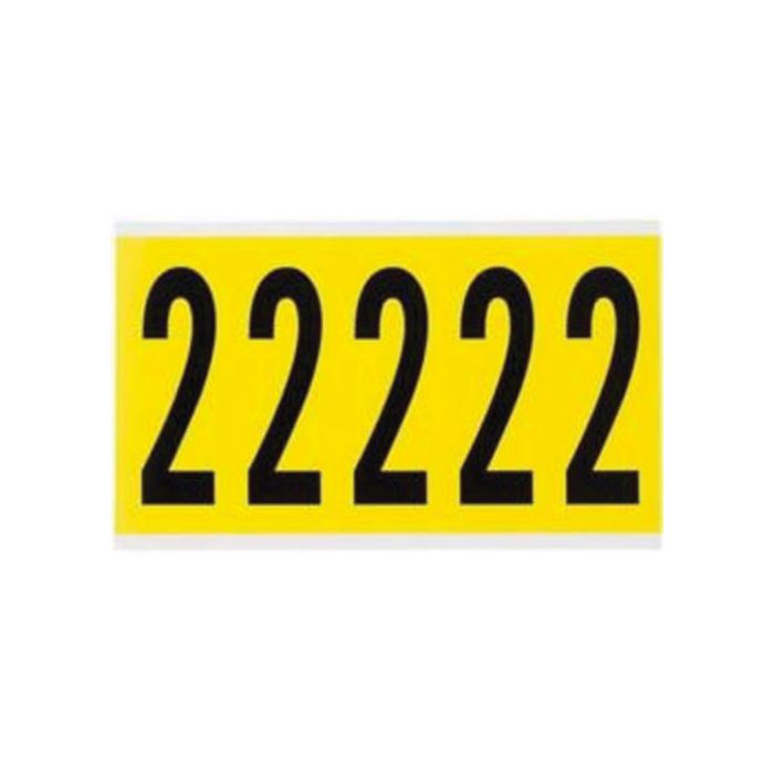 Repositionable Individual Number and Letter Labels