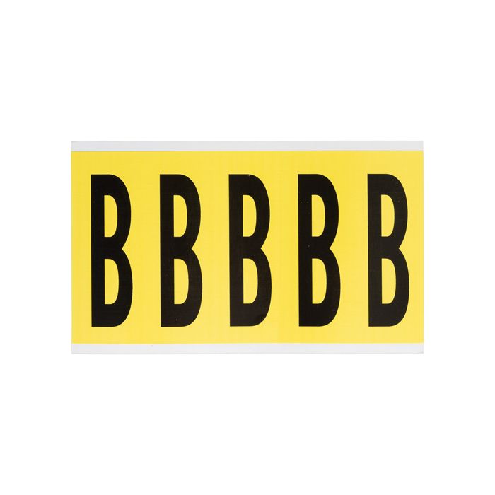 Repositionable Individual Number and Letter Labels