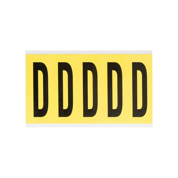 Repositionable Individual Number and Letter Labels