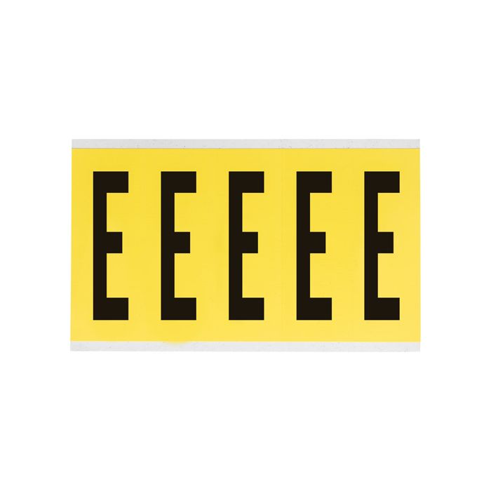 Repositionable Individual Number and Letter Labels