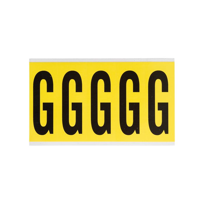 Repositionable Individual Number and Letter Labels