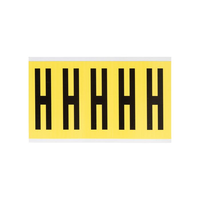 Repositionable Individual Number and Letter Labels