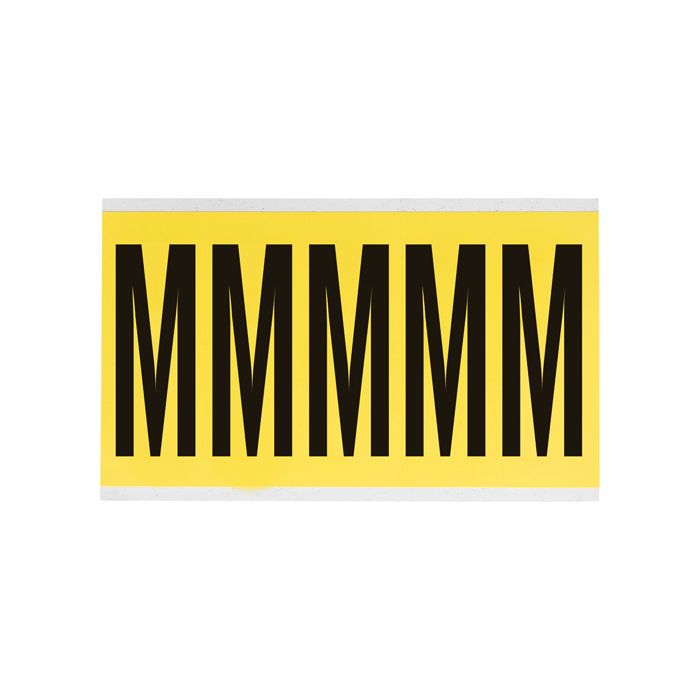 Repositionable Individual Number & Letter Labels