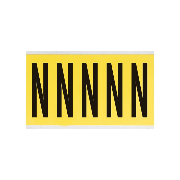 Repositionable Individual Number & Letter Labels