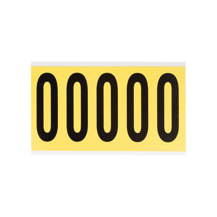 Repositionable Individual Number & Letter Labels