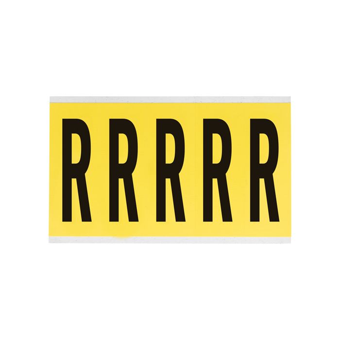 Repositionable Individual Number & Letter Labels