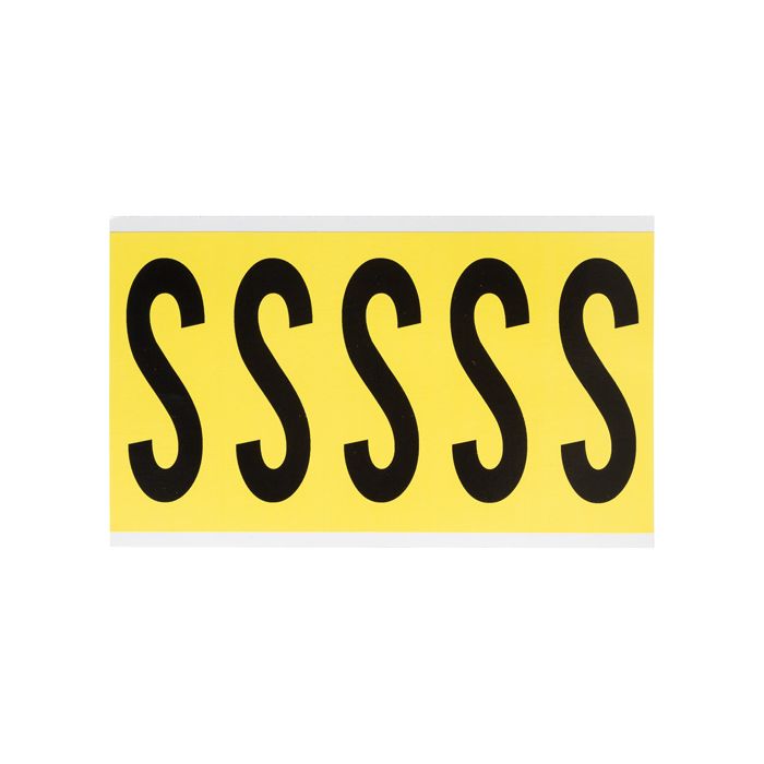 Repositionable Individual Number & Letter Labels