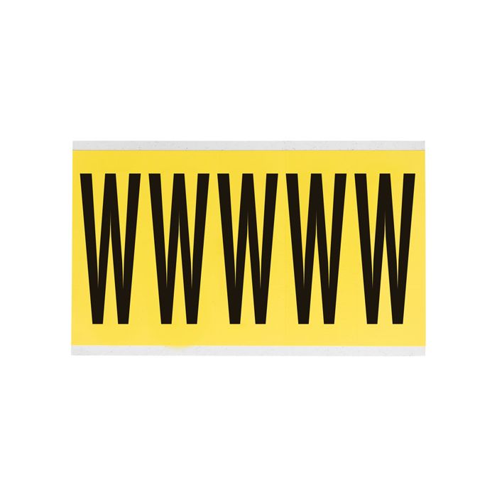 Repositionable Individual Number & Letter Labels