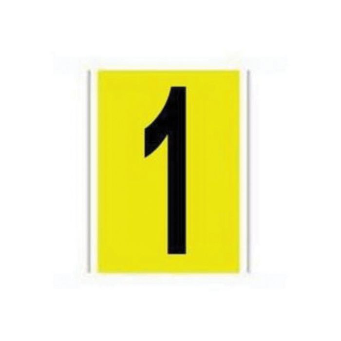 Repositionable Individual Number and Letter Labels