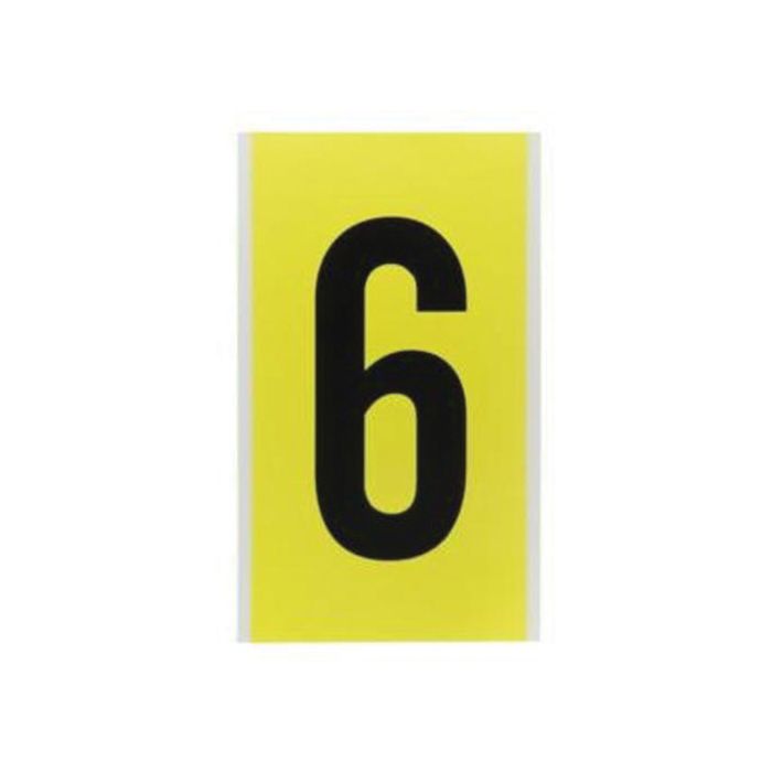 Repositionable Individual Number and Letter Label