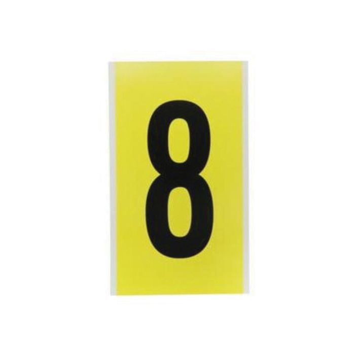 Repositionable Individual Number and Letter Label