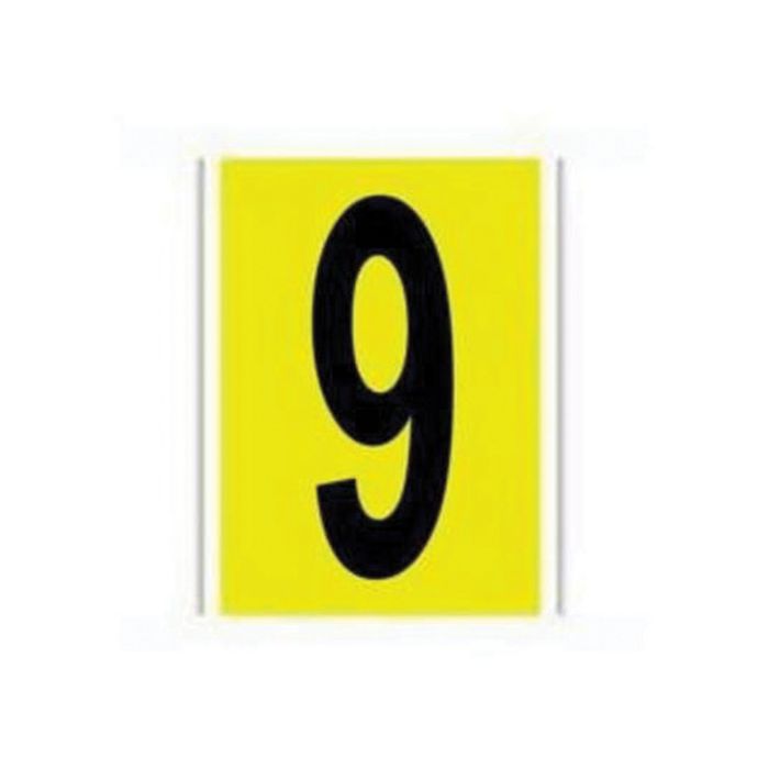 Repositionable Individual Number and Letter Label