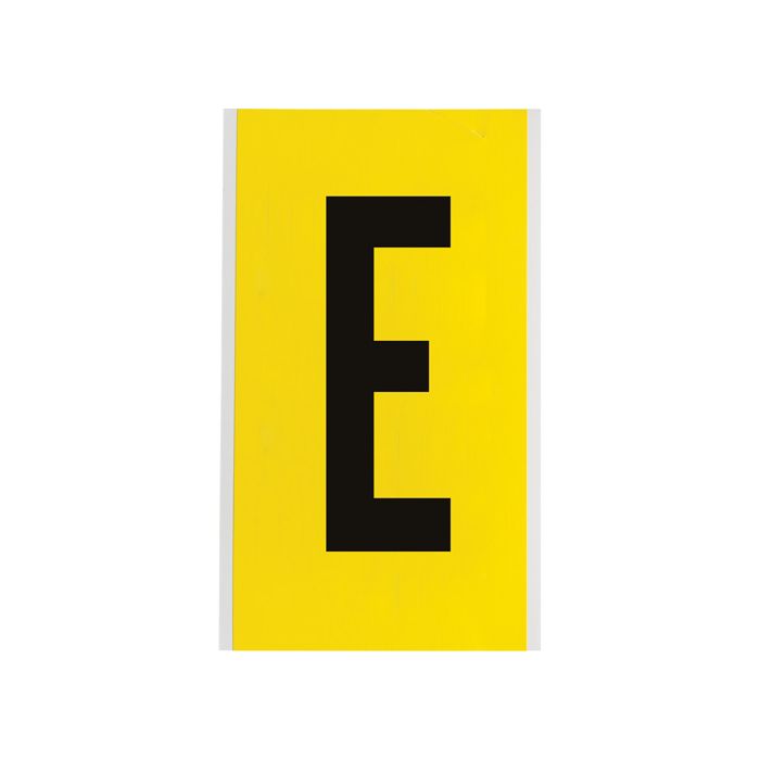 Repositionable Individual Number and Letter Label