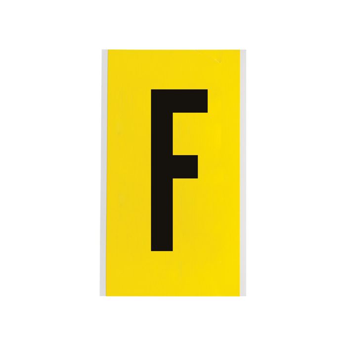 Repositionable Individual Number and Letter Label