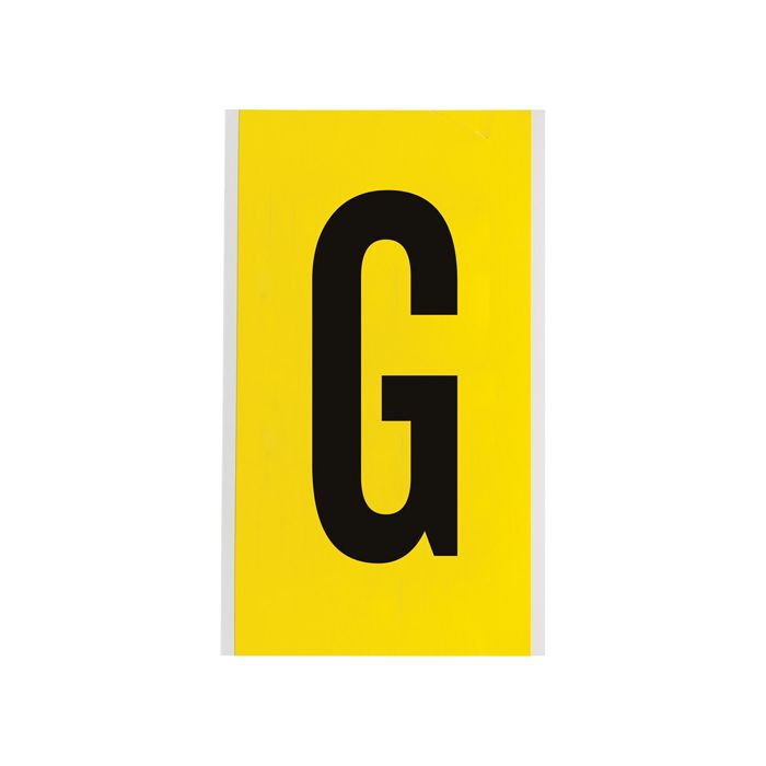 Repositionable Individual Number and Letter Label