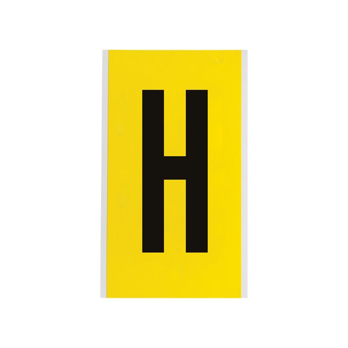 Repositionable Individual Number and Letter Label