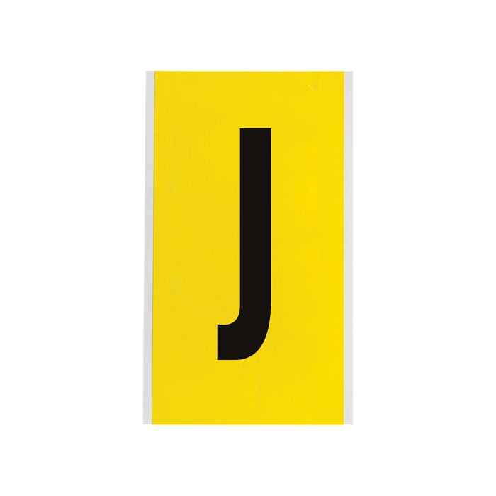 Repositionable Individual Number and Letter Label