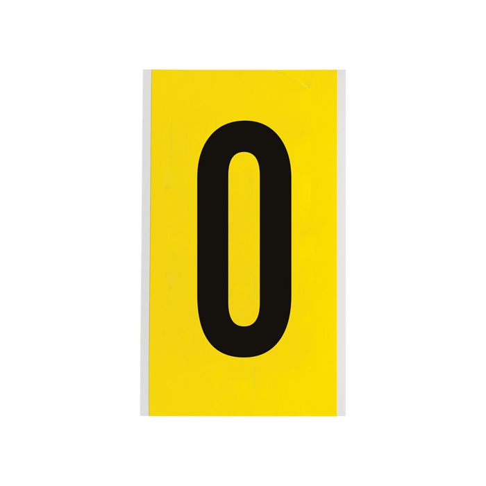 Repositionable Individual Number & Letter Label