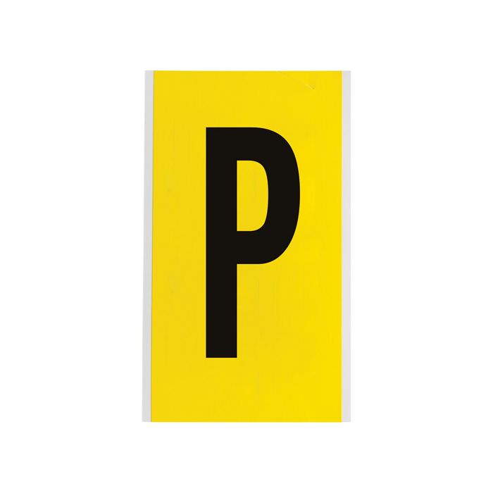 Repositionable Individual Number & Letter Label
