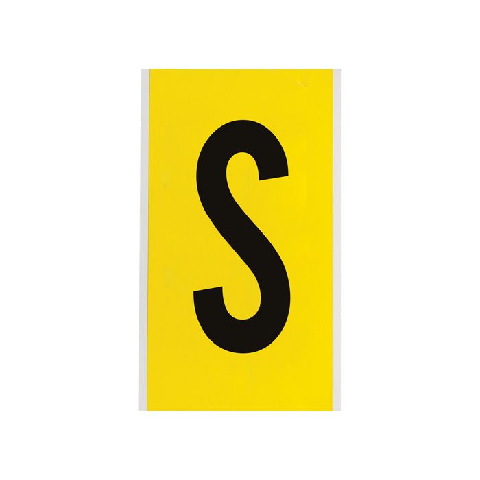 Repositionable Individual Number & Letter Label