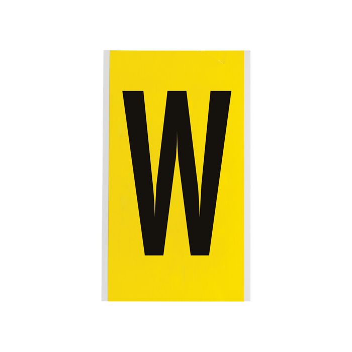 Repositionable Individual Number & Letter Label