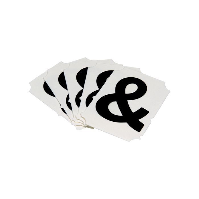 Quick-Align® Individual Gothic Number & Letter Labels