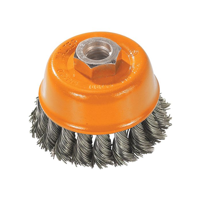 Knot-Twisted Wire Cup Brush