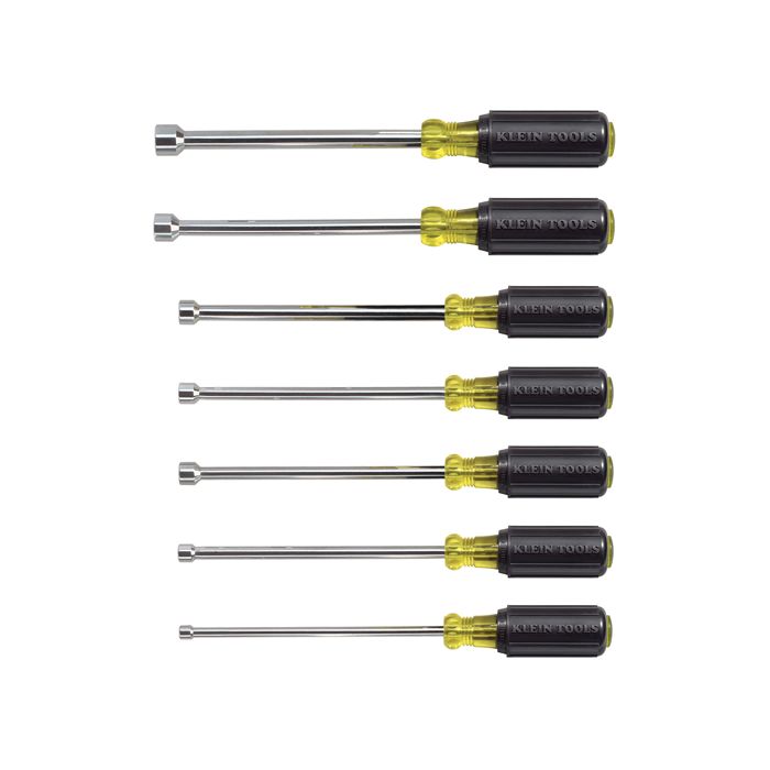 7-Pc. Cushion Grip Nut Driver Sets- 6" SHAFTS