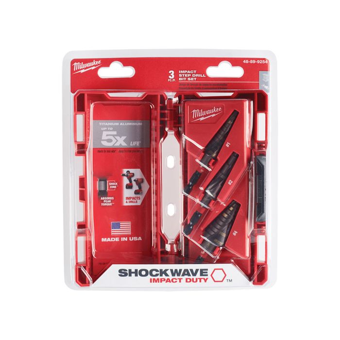 Shockwave™ Impact Duty™ Step Drill Bit Set