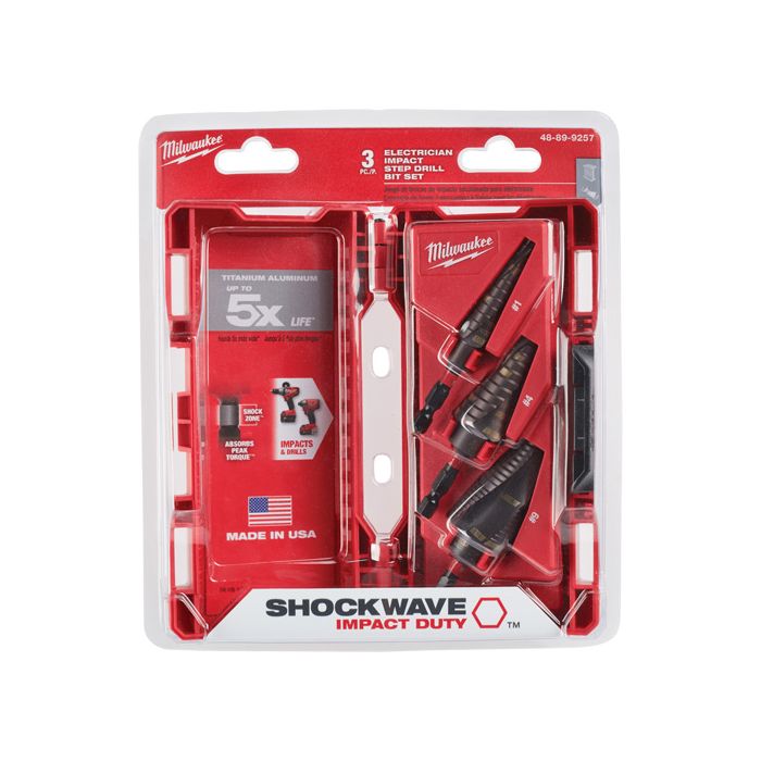 Shockwave™ Impact Duty™ Step Drill Bit Set