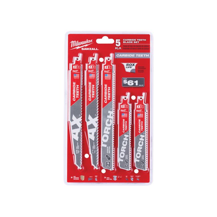 Sawzall® Carbide Teeth Blade Set