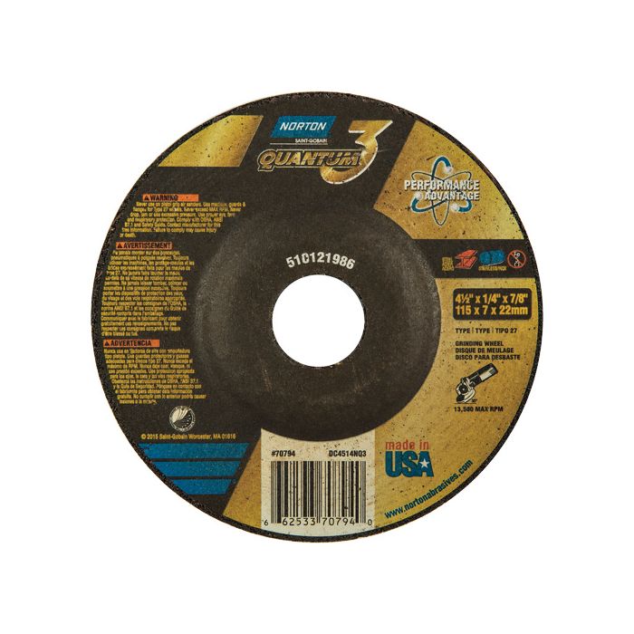 Quantum3™ Grinding Wheel